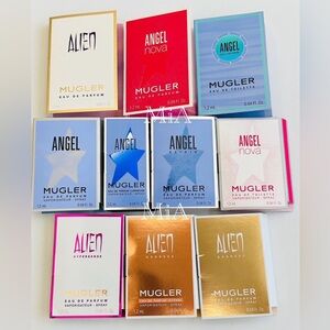 Mugler Women Perfume Sample Spray Vial (10pcs /1.2ml Each)